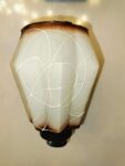 TRACKLITE Wooden Wall Lights with Led Bulb Include  (Base Colour - Black)  ( WITH 1 BULB   FREE FREE )