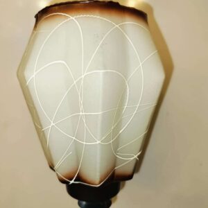 TRACKLITE Wooden Wall Lights with Led Bulb Include  (Base Colour - Black)  ( WITH 1 BULB   FREE FREE )