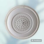 TRACKLITE  Peacock Crystal Chandelier Light Modern Lighting for Living Dinning Room Round WITHE  Color Hanging LED Lights with Bluetooth System Connect and Play Songs