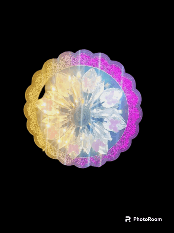 TRACKLITE Moving Flower PINK RD Color Changing Ceiling Light