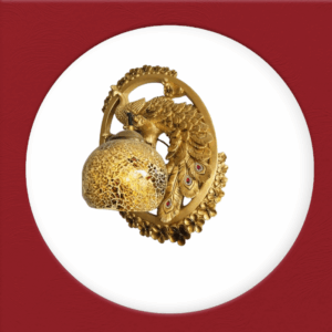 TRACKLITE Wall Lamp Light Decorative for Living Room, Restaurant, Hallway, Kitchen, Over The Dining Table, Hotels, Malls (Without Bulb)(Corded-Electric) Peacock Design