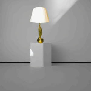 TREACLITE Table Lamp Square Bedside Table Lamp,Nordic Wrought Iron Decorative Bedroom Lamp,Gold Card Paper Lamp Cover Bedside Desk Lamp Living Room Desk Lamps (27- inch L    9-  inch W )