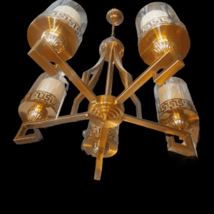 TRACKLITE Antique Finished Portuguese Style Chandelier | Hanging Pendant Ceiling LAMP | Light Best Suitable For Hall And Room