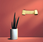 TRACKLITE Wall Lamp Mirror Lamp Simple and Personalised Dressing Table Wall Lamp LED Bathroom Bathroom Modern Mirror Cabinet Bed Lamp Lighting (Colour: White)