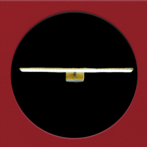 TRACKLITE WALL LIGHT TUBE LIGHT  6 WATT Warm White, Led Display Adjustable Up N Down Curve Flexible Neck Wall Lamp Picture Mirror Spot Focus Fancy Light Color Body Color Gold, Pack of 1