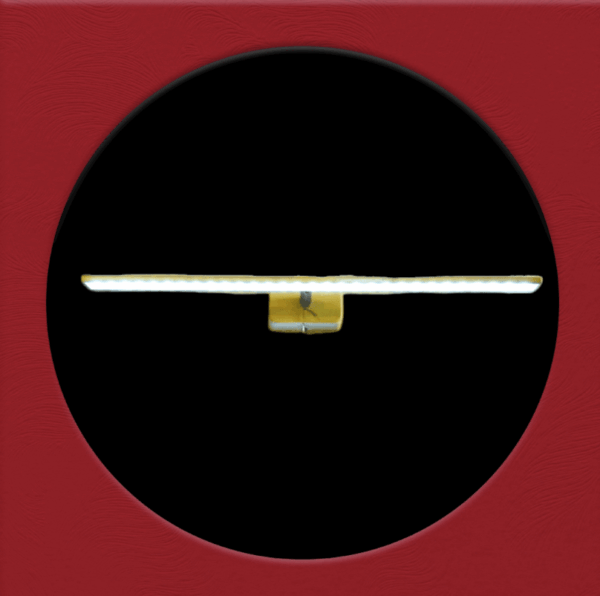 TRACKLITE WALL LIGHT TUBE LIGHT  6 WATT Warm White, Led Display Adjustable Up N Down Curve Flexible Neck Wall Lamp Picture Mirror Spot Focus Fancy Light Color Body Color Gold, Pack of 1