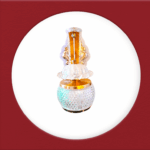 TRACKLITE WALL LIGHT soft light Simple Bedside LIGHT, Fabric Crystal Red LED Eye Protection Dimmable Night WALL LIGHT ,for Family Bedroom Study Children Desk( WITH 1 BULB FREE )