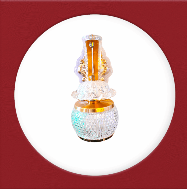 TRACKLITE WALL LIGHT soft light Simple Bedside LIGHT, Fabric Crystal Red LED Eye Protection Dimmable Night WALL LIGHT ,for Family Bedroom Study Children Desk( WITH 1 BULB FREE )