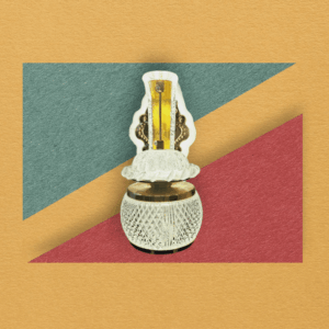 TRACKLITE WALL LIGHT soft light Simple Bedside LIGHT, Fabric Crystal Red LED Eye Protection Dimmable Night WALL LIGHT ,for Family Bedroom Study Children Desk( WITH 1 BULB FREE )