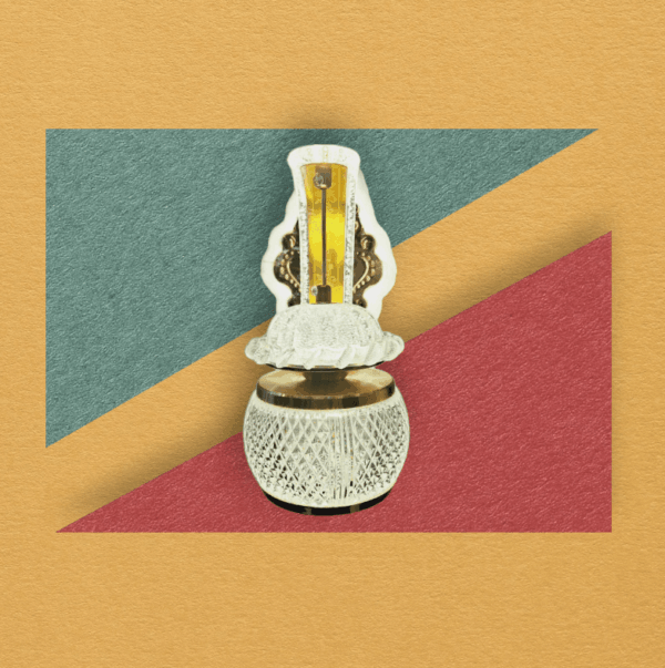 TRACKLITE WALL LIGHT soft light Simple Bedside LIGHT, Fabric Crystal Red LED Eye Protection Dimmable Night WALL LIGHT ,for Family Bedroom Study Children Desk( WITH 1 BULB FREE )