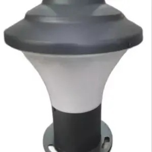 TRACKLITE Garden Park Light Sagasta  Milky, Grey, Pack of 1 Pc ( WITH 1 BULB FREE FREE ) (	11- inch L __ 7- inch W   )