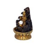 TRACKLITE Cottage Handicraft Shivji/Mahadev/Shiv Water Fountain Idol Statue Showpiece Home Decor Items ( 17- inch L __  11- inch W  )