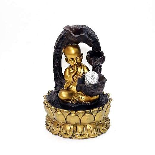 TRACKLITE Cottage Handicraft Water Fountain | Home Decor Item Visit the COTTAGE TRACKLITE  Store (