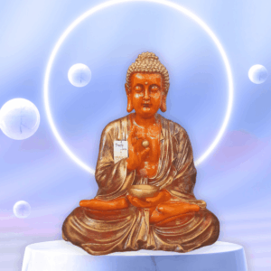 TRACKLITE  BUDDHA Homestead Decore Solution Blessing Buddha  for Home Decor | Ashirwad Buddha showpiece | Buddha showpiece for Living Room | Big Size 2 feet Buddha | Fibre Buddha Statue ( 22- inch L __  15- inch W )