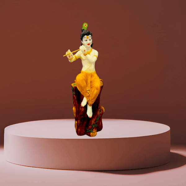 TRACKLITE  Krishna Showpiece  ( 21- Inch L - 7- inch W ) for Table Decor and Gifts