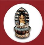 TRACKLITE 5 Steps Designer Brown Golden Ganesha Water Fountain with Golden LED Light (17 - inch L - 11- inch W )