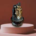 TRACKLITE Radha Krishna TableTop Water Fountain, Radha Krishna Ji Fountain For Home Decor, Indoor Outdoor Water Fountain With LED Light Water Fountain for Living Room, Table Decor, Bedroom, (16- inch L - 10- inch W )