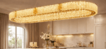 Crystal Pipe Rectangle Chandelier