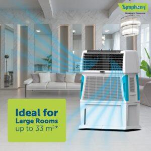 Material: Engineering Plastic Desert Symphony Touch 80 Air Cooler, 30sqmt