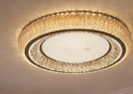 CITRA Crystal Gold 500 MM Round Ring Chandelier Ceiling Light - Warm White