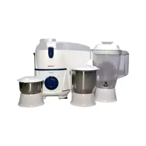 Havells RIGO Juicer Mixer Grinder, 500W, 3 Jars (White, Dark Blue)