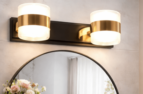 Copper Finish with Three Light Colour Change 2L Mirror LightT0005 (Bulb not Included), Small (T0005)