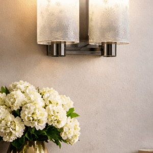 Designer Home Decorative Modern Wall Lamp Industries for Living Room, Bedroom, Bedside, and Indoor and Outdoor Uses Without Bulb (Black, White)