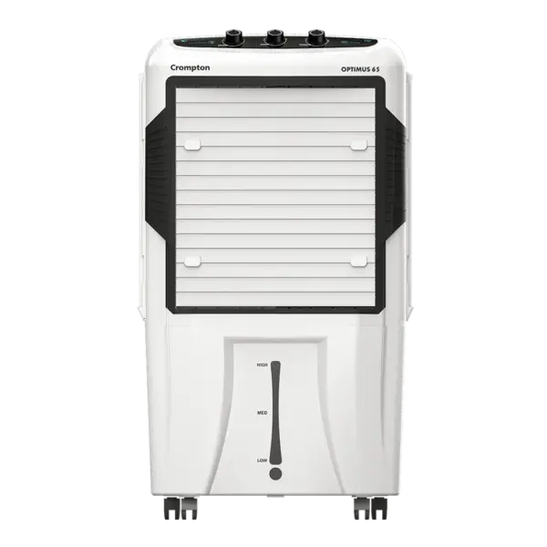 Crompton Optimus 65 Litres Desert Air Cooler for home | Large & Easy Clean Ice Chamber | High Density Honeycomb Pads | Everlast Pump | Humidity Control