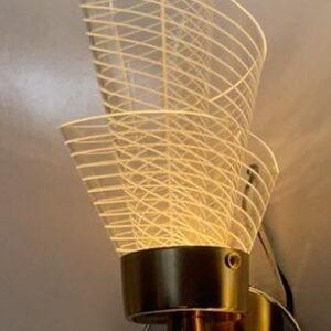 3 Different Color Mode Changing Led Wall Lamp: Warm White, Cool White, and White Adjustable Lighting, Gold Finish Fixture for Modern Interiors