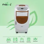 Havells Fresco-i 24L Personal Air Cooler for home | Powerful Air Delivery | High Density Honeycomb Pads | Auto Drain, Humidity Control, Dust Filter Net, Overload Protection | Heavy Duty (White/Brown)