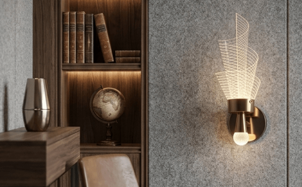 3 Different Color Mode Changing Led Wall Lamp: Warm White, Cool White, and White Adjustable Lighting, Gold Finish Fixture for Modern Interiors