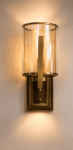 ELIANTE Metal Wall Light Gold Wall Mount Glass Sconce Decorative Night Wall Light for Living Room, Bedroom, Dining Room, Kitchen