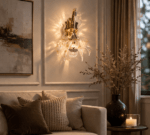 Led Wall Light and Led Wall Lamp for- Home Wall, Kitchen, Wall Sconces Light, Bedside, Bedroom, Living Room, Office, Indoor, Diwali Wall Lighting (Yellow)