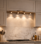 LED Mirror Light, Picture Light, TV Cabinet Light, Brushed Gold Finish, Wall Mounted Vanity Lighting Fixture (4 Led)